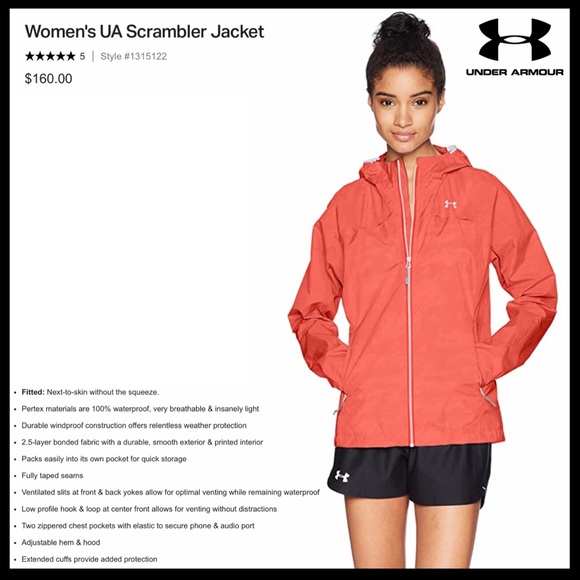 Under Armour Scrambler Pertex Shield Hiking Jacket - Picture 3 of 12